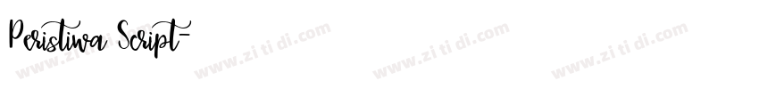 Peristiwa Script字体转换